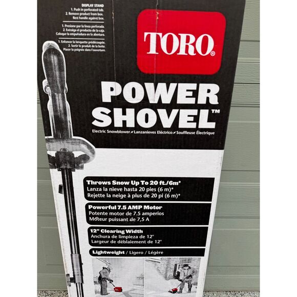 Toro Power Shovel 12 in. Single stage Electric Snow Blower Tool Only - Picture 3 of 4